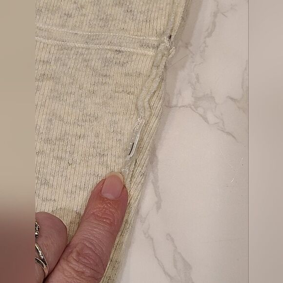 Wilfred Sicily Sweater, Heather Birch Bustier Sweater Tank Top, Plaited Knit | L - Picture 9 of 10